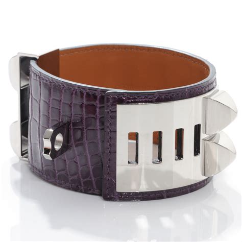 hermes cdc alligator|Collier de chien bracelet, small model .